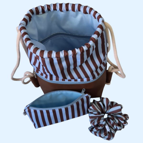 Zestaw 3w1 Mokka stripes
