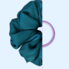 11 Scrunchie z jedwabiem - Lazurowe Wybrzeże